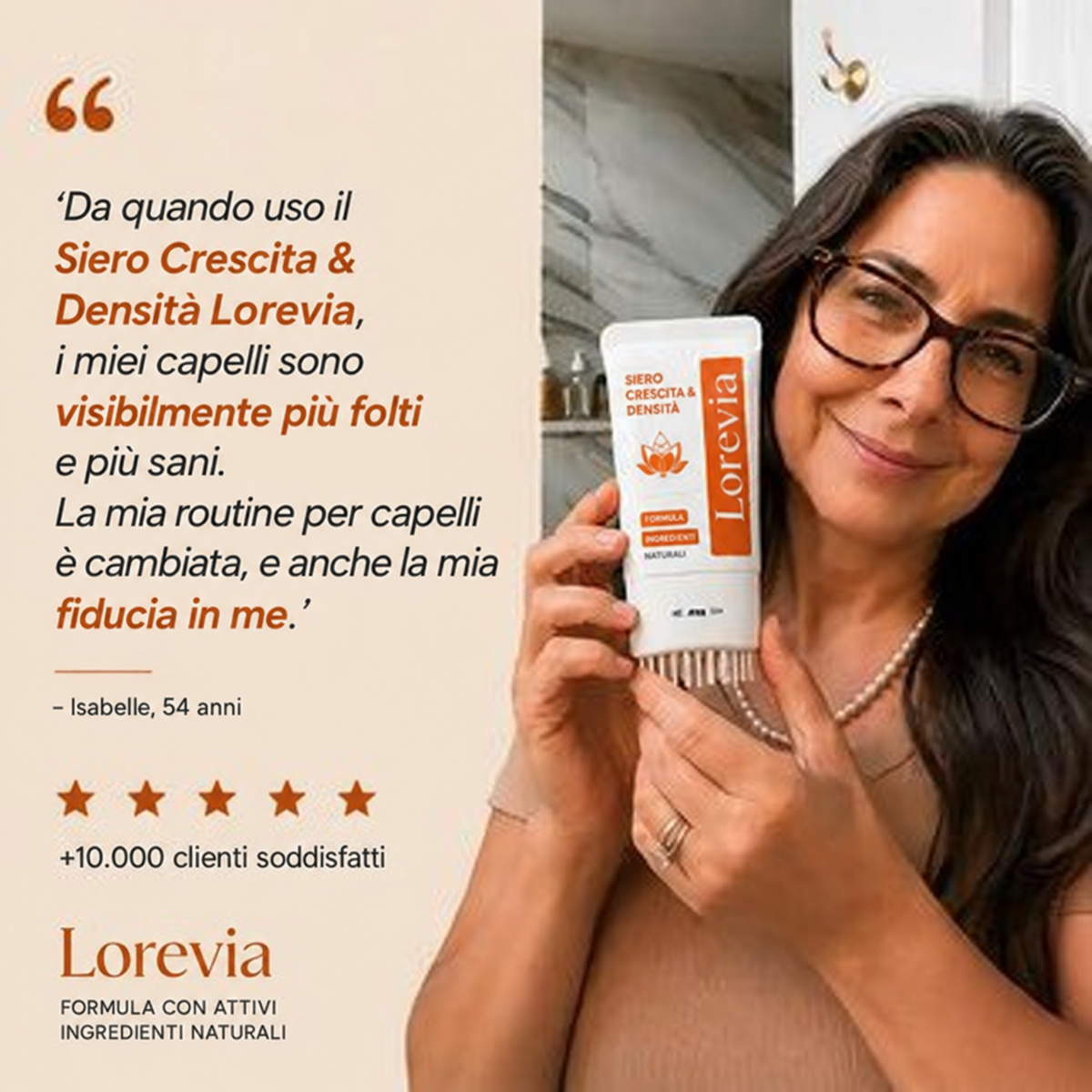 Siero Crescita Capillare Lorevia